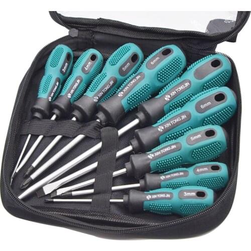 9pcs / 12pcs Screwdriver Set Insulated Handle Magnetic Multi-function Torx Screwdriver Household Repair Tool Set Hand Tool