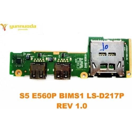 Original for Lenovo S5 E560P USB board S5 E560P BIMS1 LS-D217P REV 1.0 tested good free shipping