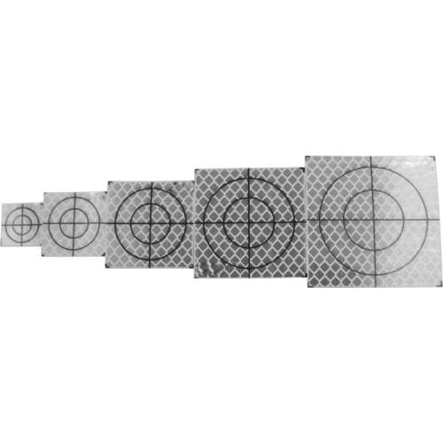 100Pcs Reflector Sheet Reflective Tape Target Total Station for Leica SOKKIA 20/30/40/50/60/100mm
