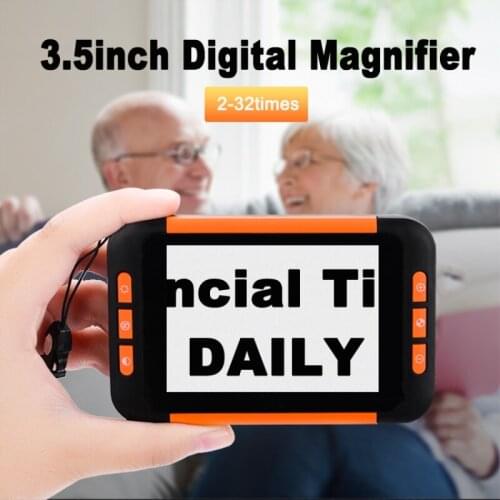 Portable 3.5-inch Electronic Vision Aid 2X-32X 4 Kinds of Viewing Modes with Handwriting Support Brightness Adjustment