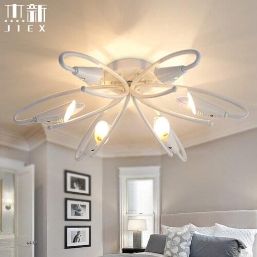 Modern minimalist 6 white LED ceiling lamp theme restaurant kitchen hallway bedroom living room lighting