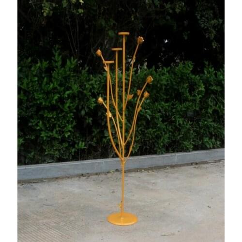 Wedding Iron Rose Road Leading Wedding Candlestick Decoration Stage Table Flower Decoration Decoration Sign-in Area Decoration