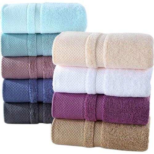 Pure cotton thick face towel weight 120g long staple cotton absorbent cotton soft rectangular towel