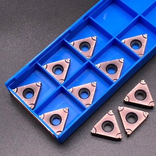 10pcs RCKLCY Carbide Insert 16ER M 1.0 ISO FT1125 Thread Blade cnc Lathe threading Cutter Tool for stainless steels
