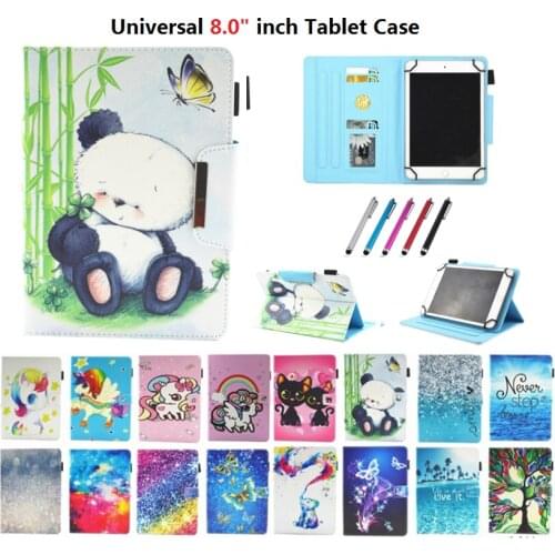 For Samsung Tab 8.0 M5 Lite 8 T3 HD 8 Universal Case For Xiaomi Mi Pad 4 8 8.0 inch Cover For ipad mini 5 4 3 2 1 7.9 inch Case