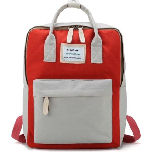 Japan Fashion Women Backpack Waterproof Canvas Travel Backpack Female Teenagers Girls School Bagpack Female Bookbag Mochila