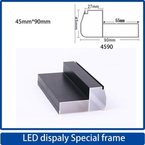 1 Meter/Pcs 6 Meter/lot 4590A2 Al Frame Suit For Indoor and Semi-outdoor LED Display Strip screens