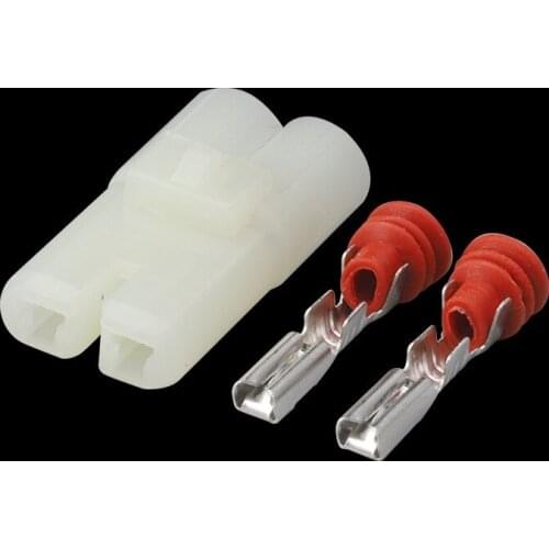 100pcs/lot 2 Pin Waterproof Auto Motorcycle Auto Female Connector Household