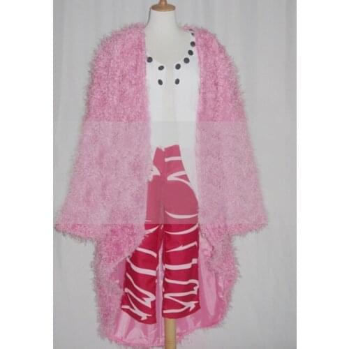 2017 One Piece Doflamingo Cosplay Costume Custom Made Joker From One Piece Cosplay