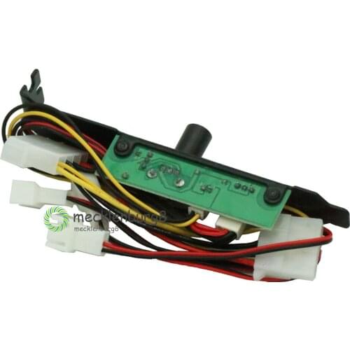 3 Channels PC Cooler Cooling Fan Speed Controller for CPU Case HDD VGA Fan with PCI Bracket Power by 12V 4pin