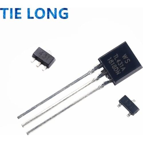 50pcs/lot TL431 CJ431 0.5% SOT-23 TO-92 SOT-89 431