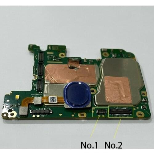 50pcs Original New LCD Display FPC Connector for Samsung A10S A107 A107F A20S A207 A207F Battery FPC Contact Port Plug On Board