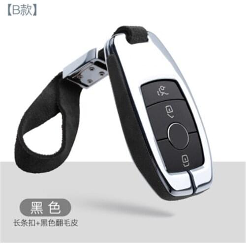 Alloy leather Car Key Case Cover holder for Honda Accord 9 Crider City 2015 2016 HRV CRV Vezel Spirior Odyssey Civic Fit Jade