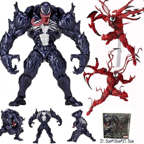 Venom Carnage Figure Anime Yamaguchi BJD Figurine Character Collectable Model Toys 18CM boy Birthday Gifts