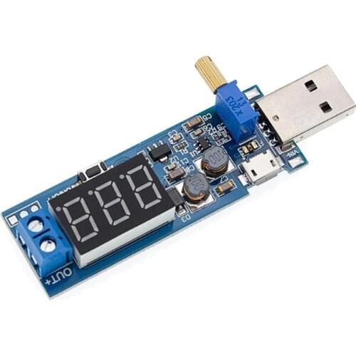 DC-DC 5V to 3.5V / 12V USB Step UP / Down Power Supply Module Adjustable Boost Buck Converter Out DC 1.2V-24V
