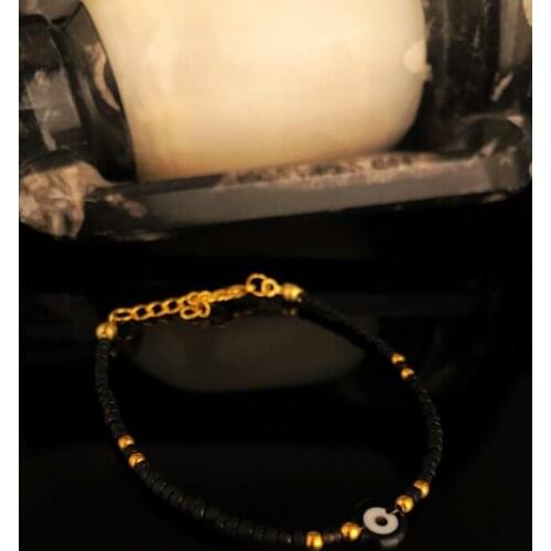 Dr Stone Natural Stone Women onyx Stone Gold Plated Bracelet KRB428 439748869