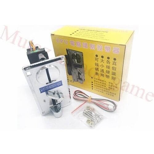 Low price wholesale CPU comparable electronic coin acceptor token selector for game machine/Vending machine/washing machine