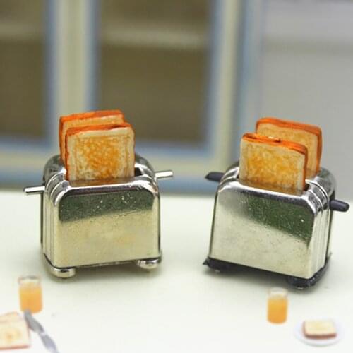 Kawaii 1:12 /1:6 Dollhouse Miniature Scene Model Bread Machine Pretend Play Toy The Latest High-quality Doll House Accessories