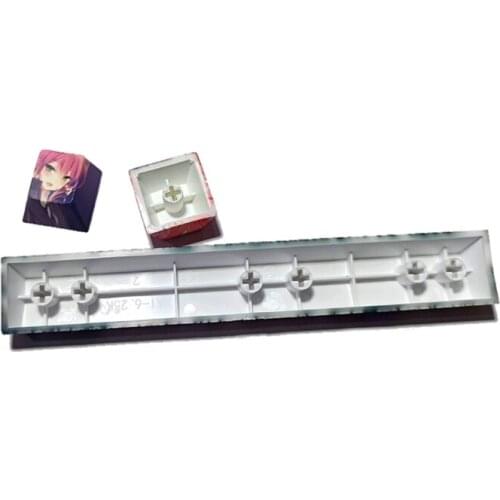 3pcs Cherry Profile PBT 6.25U Space Esc Keycap Dye-Subbed Keycap for Cherry MX Mechanical Keyboard Gaming Players