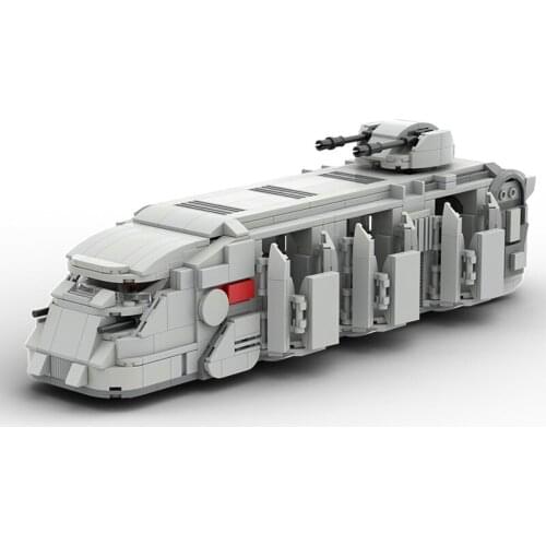 MOC Classic Model Space Imperial Soldiers Troop Transport Car Building Block Kit Carrier Vehicle Puzzle Model Children Toys Gift
