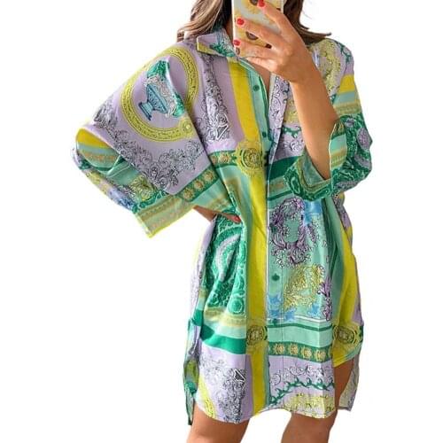 Pattern Fashionable Multi-color Soft Women Shirt Thin Women Shirt Light for Home