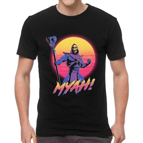 Male Fisto He-Man Masters Of The Universe Skeletour 83 T-Shirt Skeletor 80s She-Ra Beast Tshirt Short Sleeve T Shirt Cotton Tee