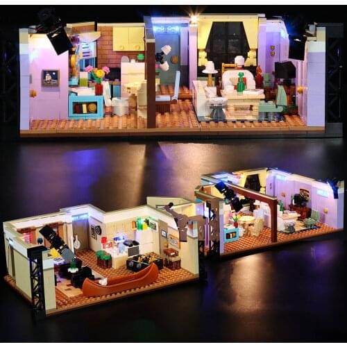BrickBling Led Light Kit For 10292 The Friends Apartments Collectible Building (NOT Include Building Bricks)