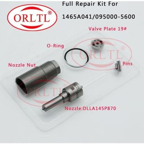 New Nozzle DLLA145P870 Control Valve Plate 19# For 095000-5600 Mitsu bishi L200 4D56 Euro4 Injector 1465A041