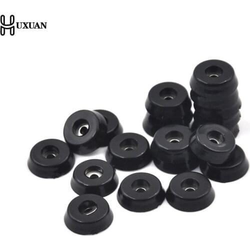 NEW 20pcs Rubber Table Chair Furniture Feet Leg Pads Tile Floor Protectors 18x15x5mm