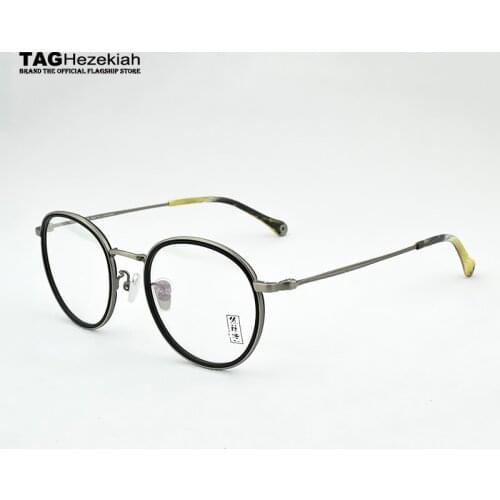 2019 new round glasses frame women Retro fashion eye glasses frames for men myopia glasses computer optical spectacles frames