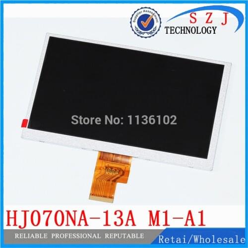 New 7'' inch tablet pc HJ070NA-13A M1-A1 for A500 A100 ,1024*600 LVDS lcd display screen panel display Free shipping
