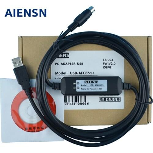 Suitable for Panasonic FP/0/2/FP-X/FP-G series PLC programming cable USB-AFC8513 communication line computer