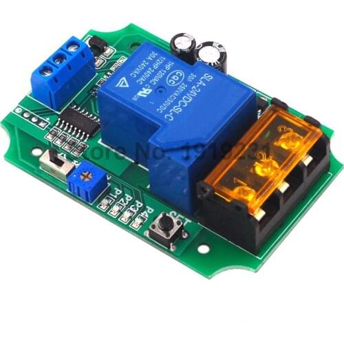 24V High Power Relay Module Self-locking Delay Power Off Switch On and Off One Button Start and Stop Switch Board