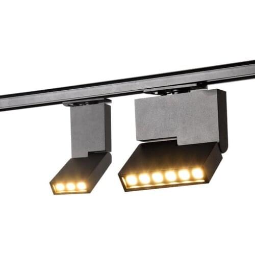 12W 24W LED Track Light Clothing Shop store Showrooms Exhibition Spotlight Lighting System CREE LED Ceiling Rail Spot light
