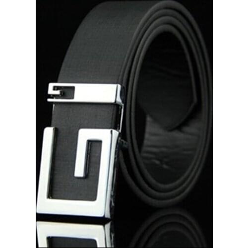 Mens And Womens Top Pu Leather Letters Smooth BuckIe BeIt Business Fashion CasuaI Luxury BeIt high QuaIity Luxury BeIt Jeans