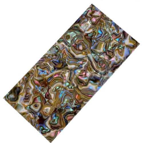 1Pcs Multicolor Shell Celluloid Guitar Head Veneer Shell Sheet