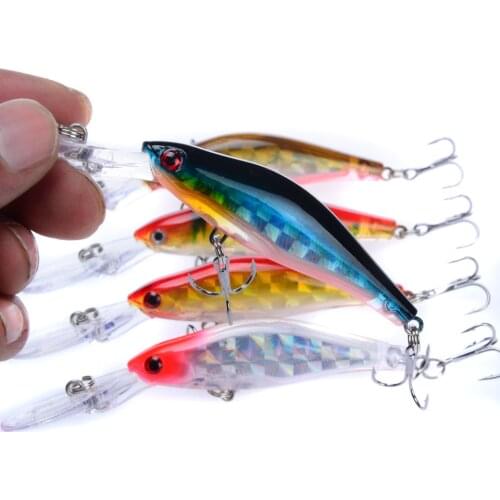 1PCS Minnow Fishing Lure 90mm 7g Sinking Hard Bait Wobbler Jig Bait Crankbait Carp Striped bass Pesca Fishing tackle SwimBait