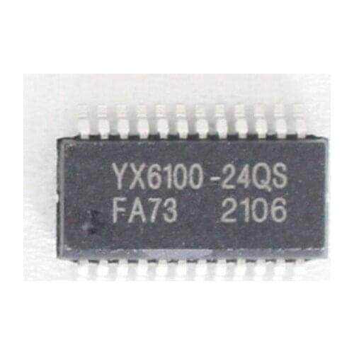 10PCS YX6100-24QS UART Serial Port MP3 Chip Audio Decoder IC (Alternative of YX6100-24SS)