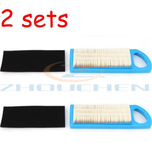 2x Air Filter For Briggs & Stratton 613022 650821 697152 698413 797007 794421 5079 4213 697292 4212 21A902 21B902 21B976 21A907
