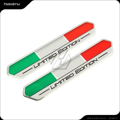 3D Motorcycle Italy Flag Limited Edition Sticker Motorbike Tank Pad Decal Case for Ducati Monster 821 696 796 795