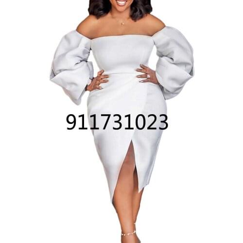 African Dresses for Women 2021 New African Clothes Dashiki Africaine Femme polyester dress Party Africa knee-length Dress