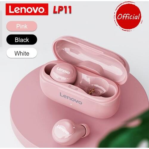 Lenovo LP11 TWS Wireless Earphone Noise Reduction Headsets Bluetooth 5.0 Stereo Headphones with Mic Touch Control Music Earbuds