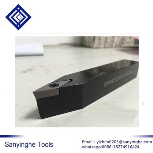 High quality SVVCN2020K16-40BF Tools holder for 40/37 degree grooving blade Tungsten Carbide Inserts for belt pulley