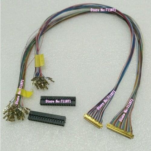 300mm 0.5 Pitch Full cables 30P I-PEX 20453 030T LVDS Screen cable Full Line 40Pin I-PEX 20453 040T LVDS Screen Line Wire Cord