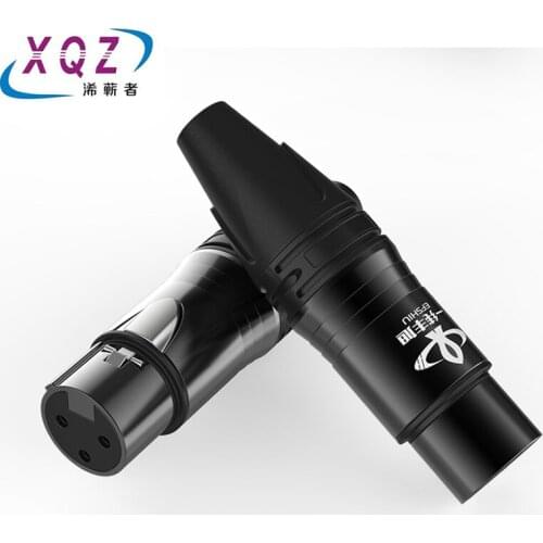 Cannon Connector MIC Male connector Microphone Audio Connectors XLR Cannon Mic Microphone Male Female Terminals Plug