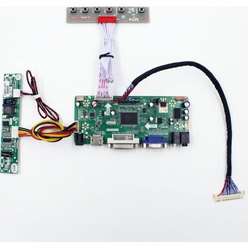 M.NT68676.2A DVI VGA Audio HDMI-compatible LCD Controller Board Kit for 24 inch M240HTN01.2 1920X1080 HD LED raspberry pi