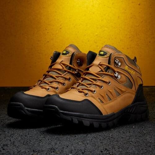 New Men Winter Snow Boots Super Warm Mens Boots High Quality Waterproof Sneakers Outdoor Male Hiking Boots Work Shoes Size 47