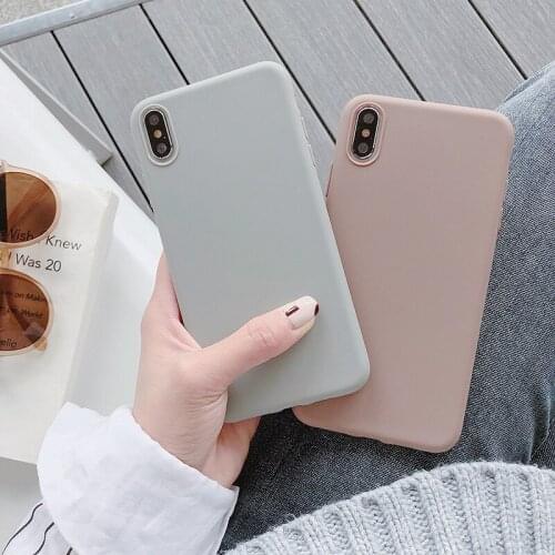 Soft Matte TPU Candy Color Case For Xiaomi Mi Mix 2S Max 3 Play CC9e F1 X2 F2 Pro Redmi K20 K30 Pro Y1 Y2 Y3 Phone Bags Cover