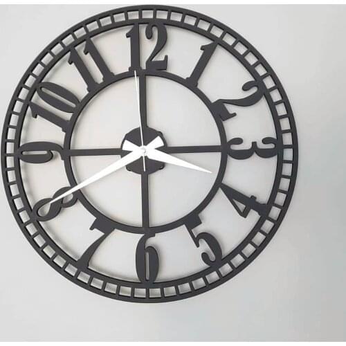 HLO 2021 New Modern Wooden Wall Clock 30cm MDF Diameter Quality Affordable Decorative Horloge Murale Moderne Trendy Good Price