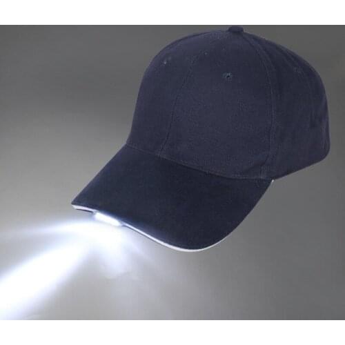 New Christmas Unisex LEDBaseball Hat Caps Climbing Hats Outdoor Running Camping Hiking Hats Batteries Included